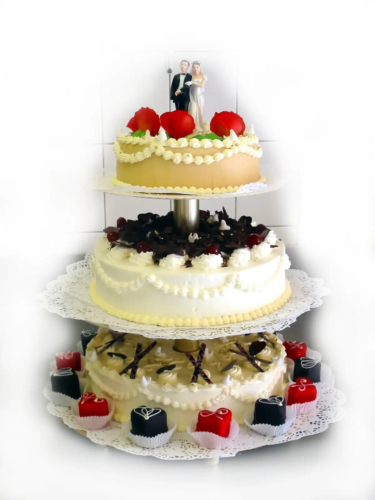Verzierte Spezialtorte